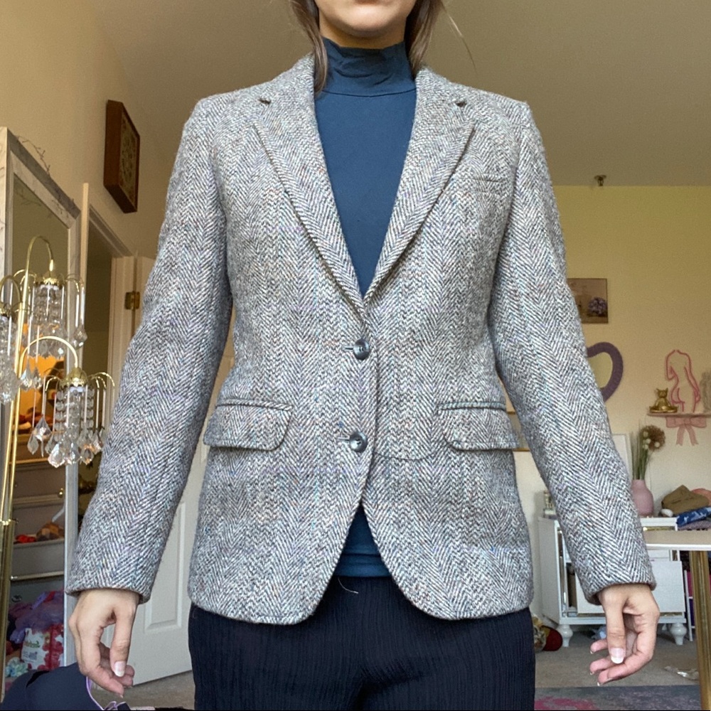 Harris Tweed Handwoven 100% Pure Scottish Wool Blazer